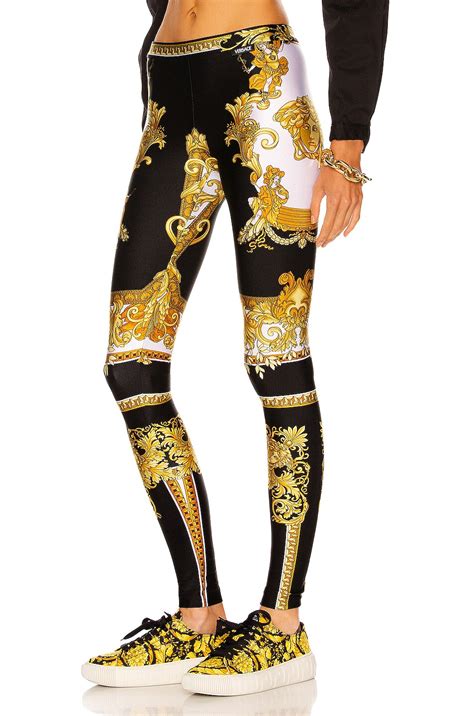 versace legging set|Versace leggings outlet.